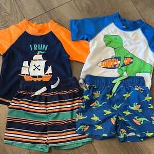 Kids Swim Set with Dinosaur and Pirate Designs